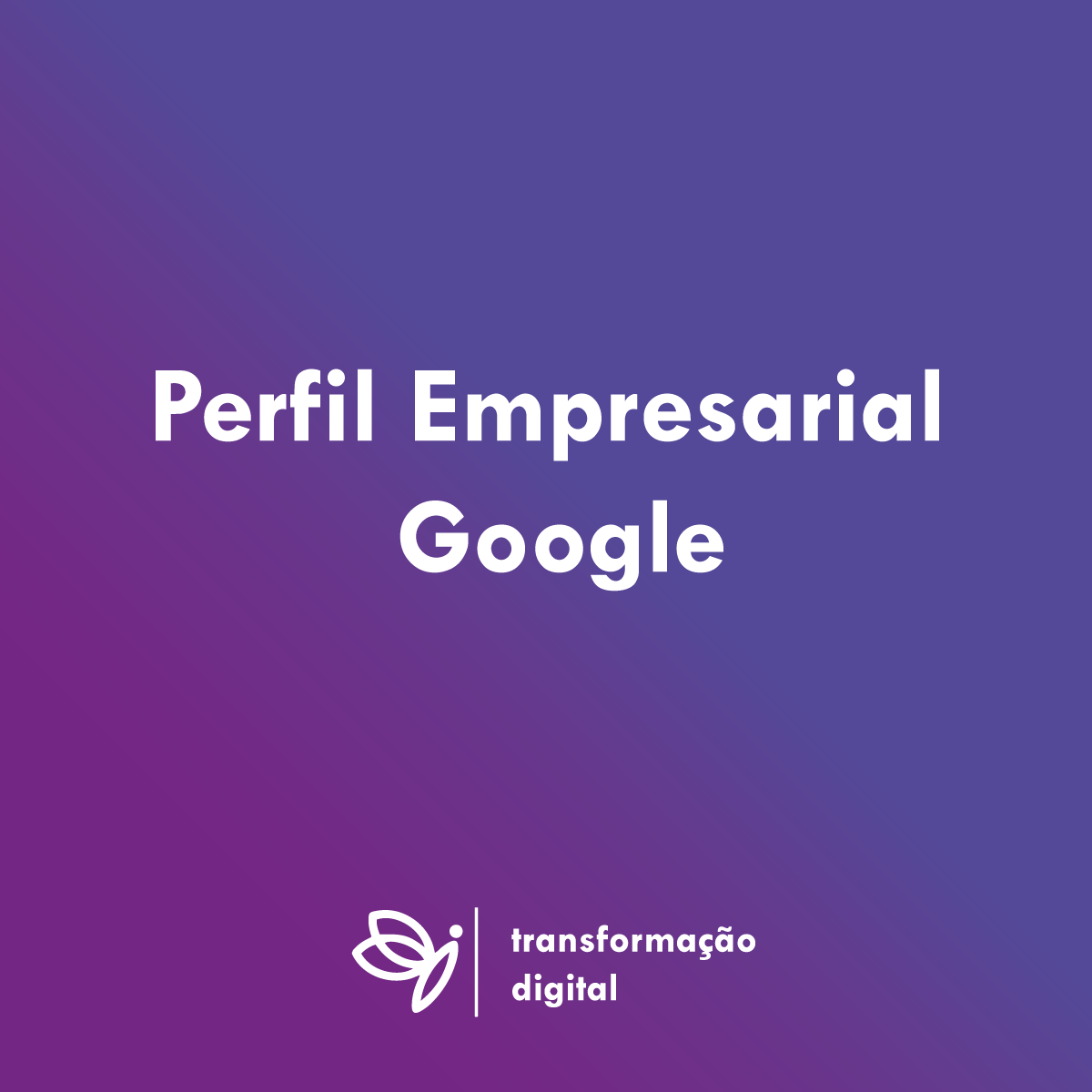 Perfil Empresarial do Google